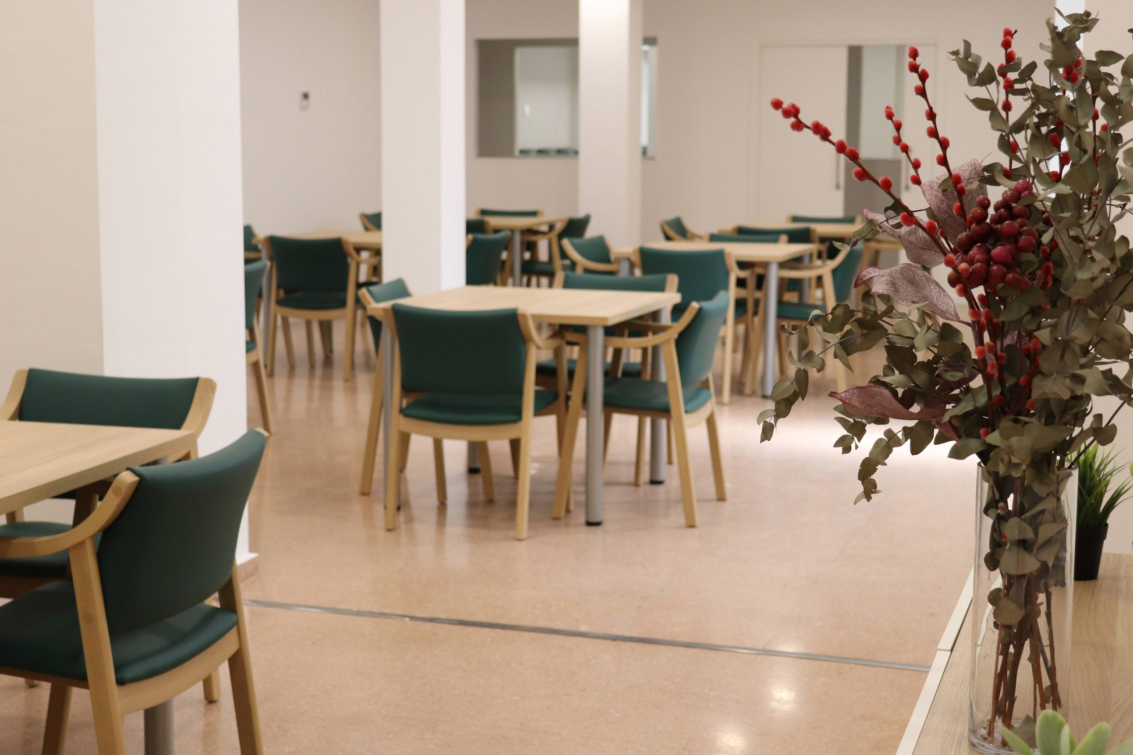 Comedor del Centro de día para personas mayores en Yecla